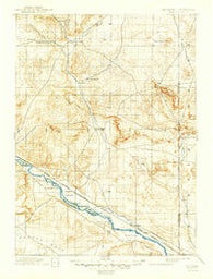 Patrick Wyoming Historical topographic map, 1:125000 scale, 30 X 30 Minute, Year 1896