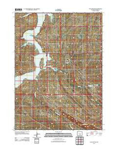 Pats Bottom Wyoming Historical topographic map, 1:24000 scale, 7.5 X 7.5 Minute, Year 2012