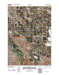 Pavillion Wyoming Historical topographic map, 1:24000 scale, 7.5 X 7.5 Minute, Year 2012