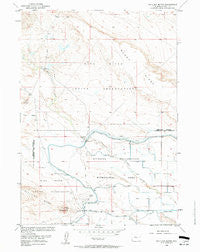 Pavillion Butte Wyoming Historical topographic map, 1:24000 scale, 7.5 X 7.5 Minute, Year 1958