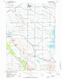 Pavillion Wyoming Historical topographic map, 1:24000 scale, 7.5 X 7.5 Minute, Year 1958
