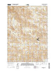 Persson Draw Wyoming Current topographic map, 1:24000 scale, 7.5 X 7.5 Minute, Year 2015