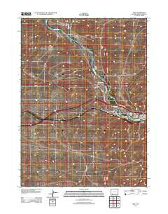 Peru Wyoming Historical topographic map, 1:24000 scale, 7.5 X 7.5 Minute, Year 2012