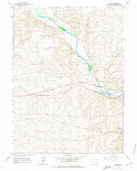 Peru Wyoming Historical topographic map, 1:24000 scale, 7.5 X 7.5 Minute, Year 1961