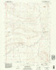 Petsch Reservoir Wyoming Historical topographic map, 1:24000 scale, 7.5 X 7.5 Minute, Year 1990