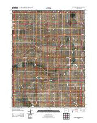Petsch Reservoir Wyoming Historical topographic map, 1:24000 scale, 7.5 X 7.5 Minute, Year 2012