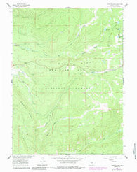Phantom Lake Wyoming Historical topographic map, 1:24000 scale, 7.5 X 7.5 Minute, Year 1961