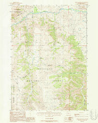 Phelps Mountain Wyoming Historical topographic map, 1:24000 scale, 7.5 X 7.5 Minute, Year 1987
