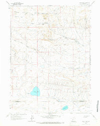 Picket Lake Wyoming Historical topographic map, 1:24000 scale, 7.5 X 7.5 Minute, Year 1961