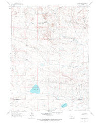 Picket Lake Wyoming Historical topographic map, 1:24000 scale, 7.5 X 7.5 Minute, Year 1961