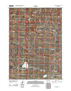 Picket Lake Wyoming Historical topographic map, 1:24000 scale, 7.5 X 7.5 Minute, Year 2012