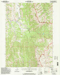 Pickle Pass Wyoming Historical topographic map, 1:24000 scale, 7.5 X 7.5 Minute, Year 1996