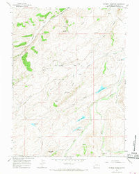 Piedmont Reservoir Wyoming Historical topographic map, 1:24000 scale, 7.5 X 7.5 Minute, Year 1965