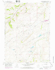 Piedmont Reservoir Wyoming Historical topographic map, 1:24000 scale, 7.5 X 7.5 Minute, Year 1965