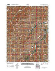 Piedmont Reservoir Wyoming Historical topographic map, 1:24000 scale, 7.5 X 7.5 Minute, Year 2012