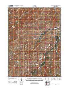 Piedmont Reservoir Wyoming Historical topographic map, 1:24000 scale, 7.5 X 7.5 Minute, Year 2012