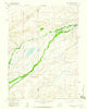 Pierce Reservoir Wyoming Historical topographic map, 1:24000 scale, 7.5 X 7.5 Minute, Year 1958