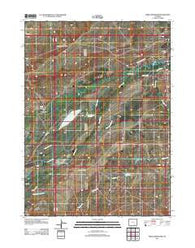 Pierce Reservoir Wyoming Historical topographic map, 1:24000 scale, 7.5 X 7.5 Minute, Year 2012