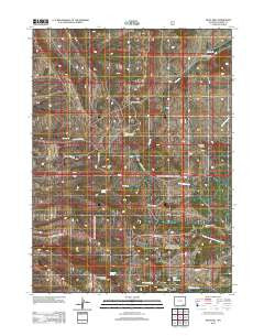 Pilot Hill Wyoming Historical topographic map, 1:24000 scale, 7.5 X 7.5 Minute, Year 2012
