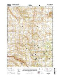 Pilot Hill Wyoming Current topographic map, 1:24000 scale, 7.5 X 7.5 Minute, Year 2015