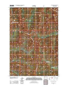Pilot Peak Wyoming Historical topographic map, 1:24000 scale, 7.5 X 7.5 Minute, Year 2012