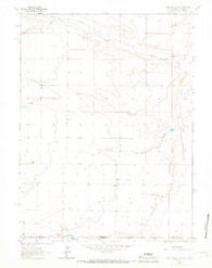Pine Bluffs SW Wyoming Historical topographic map, 1:24000 scale, 7.5 X 7.5 Minute, Year 1963