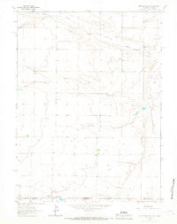 Pine Bluffs SW Wyoming Historical topographic map, 1:24000 scale, 7.5 X 7.5 Minute, Year 1963