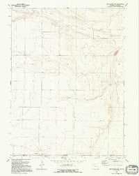 Pine Bluffs SW Wyoming Historical topographic map, 1:24000 scale, 7.5 X 7.5 Minute, Year 1991
