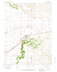 Pine Bluffs Wyoming Historical topographic map, 1:24000 scale, 7.5 X 7.5 Minute, Year 1963
