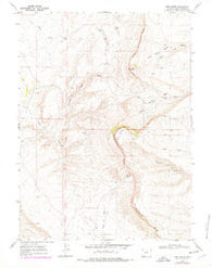 Pine Bluffs Wyoming Historical topographic map, 1:24000 scale, 7.5 X 7.5 Minute, Year 1968