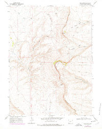 Pine Bluffs Wyoming Historical topographic map, 1:24000 scale, 7.5 X 7.5 Minute, Year 1968