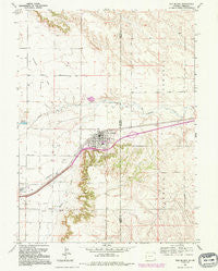 Pine Bluffs Wyoming Historical topographic map, 1:24000 scale, 7.5 X 7.5 Minute, Year 1992