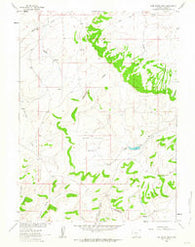 Pine Grove Ranch Wyoming Historical topographic map, 1:24000 scale, 7.5 X 7.5 Minute, Year 1961