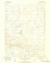 Pine Tree Ridge Wyoming Historical topographic map, 1:24000 scale, 7.5 X 7.5 Minute, Year 1955