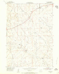 Pine Tree Wyoming Historical topographic map, 1:24000 scale, 7.5 X 7.5 Minute, Year 1954