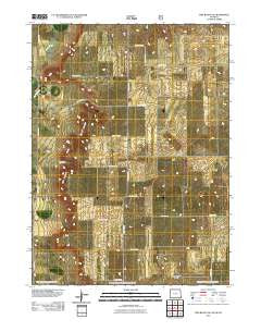 Pine Bluffs SE Wyoming Historical topographic map, 1:24000 scale, 7.5 X 7.5 Minute, Year 2011