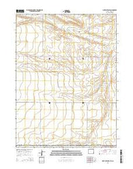 Pine Bluffs SW Wyoming Current topographic map, 1:24000 scale, 7.5 X 7.5 Minute, Year 2015