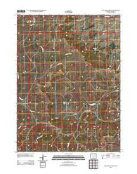 Pine Grove Ranch Wyoming Historical topographic map, 1:24000 scale, 7.5 X 7.5 Minute, Year 2012