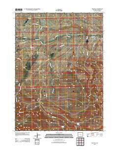Pine Hill Wyoming Historical topographic map, 1:24000 scale, 7.5 X 7.5 Minute, Year 2012