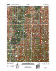 Pine Knoll Wyoming Historical topographic map, 1:24000 scale, 7.5 X 7.5 Minute, Year 2012