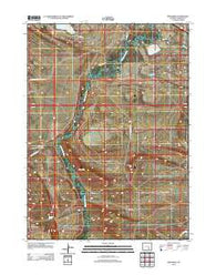 Pine Ridge Wyoming Historical topographic map, 1:24000 scale, 7.5 X 7.5 Minute, Year 2012