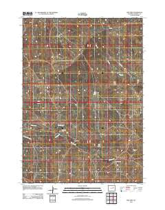 Pine Tree Wyoming Historical topographic map, 1:24000 scale, 7.5 X 7.5 Minute, Year 2012