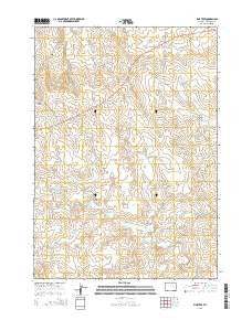 Pine Tree Wyoming Current topographic map, 1:24000 scale, 7.5 X 7.5 Minute, Year 2015