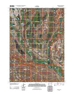 Pinedale Wyoming Historical topographic map, 1:24000 scale, 7.5 X 7.5 Minute, Year 2012