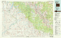 Pinedale Wyoming Historical topographic map, 1:100000 scale, 30 X 60 Minute, Year 1981