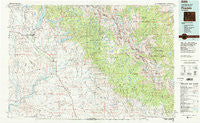 Pinedale Wyoming Historical topographic map, 1:100000 scale, 30 X 60 Minute, Year 1981