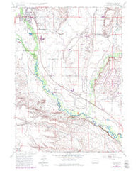 Pinedale Wyoming Historical topographic map, 1:24000 scale, 7.5 X 7.5 Minute, Year 1964