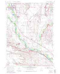 Pinedale Wyoming Historical topographic map, 1:24000 scale, 7.5 X 7.5 Minute, Year 1964