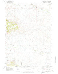 Piney Canyon NE Wyoming Historical topographic map, 1:24000 scale, 7.5 X 7.5 Minute, Year 1971