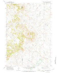 Piney Canyon SE Wyoming Historical topographic map, 1:24000 scale, 7.5 X 7.5 Minute, Year 1971